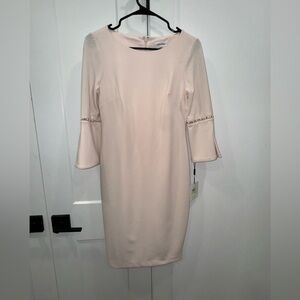 Calvin Klein blush pink dress NWT